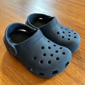 Kids' Crocs Toddler Classic Clogs In Navy, Toddler 6